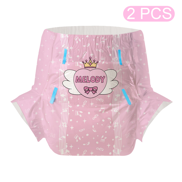 Baby Melody Mix Packing Diaper - 2pcs