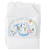 Artist Polar Bear-White Diaper-3 Pcs