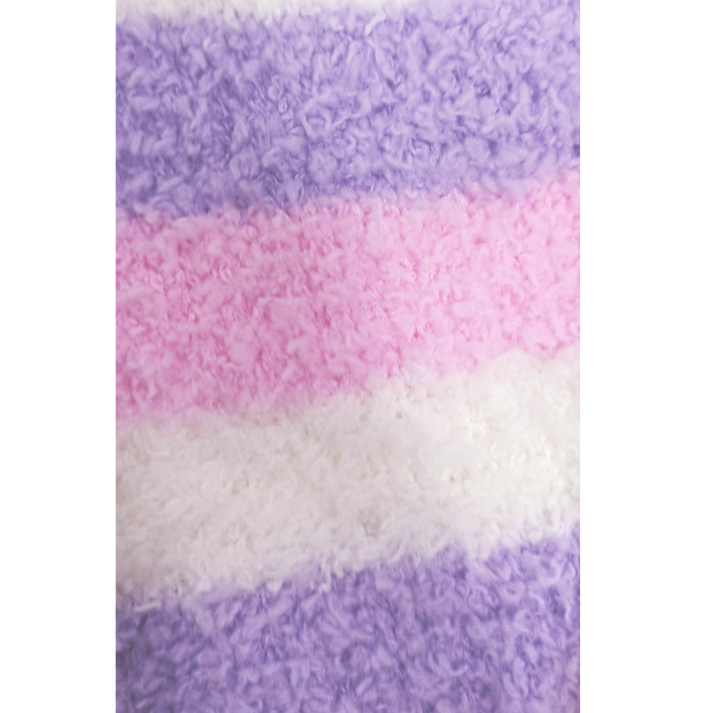 FLEECE SOCKS-Ice Cream Purple