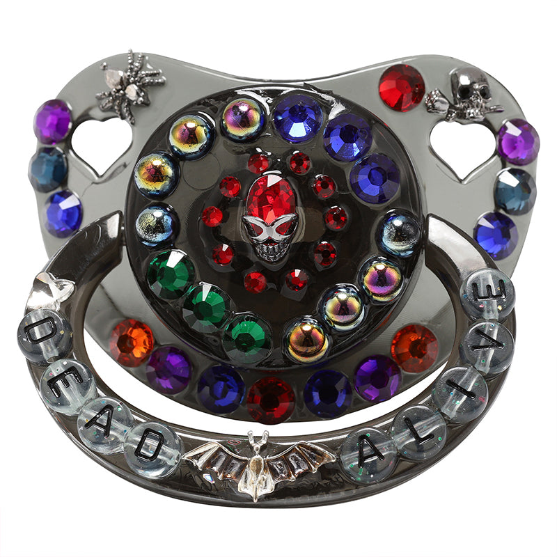 Element Pacifier Crystal Skull Pacifier-Black – CutiePlusU