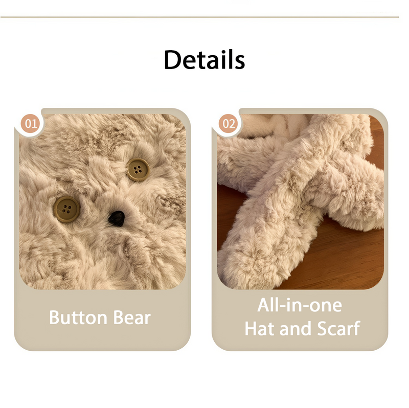 Little Button Bear - Hat