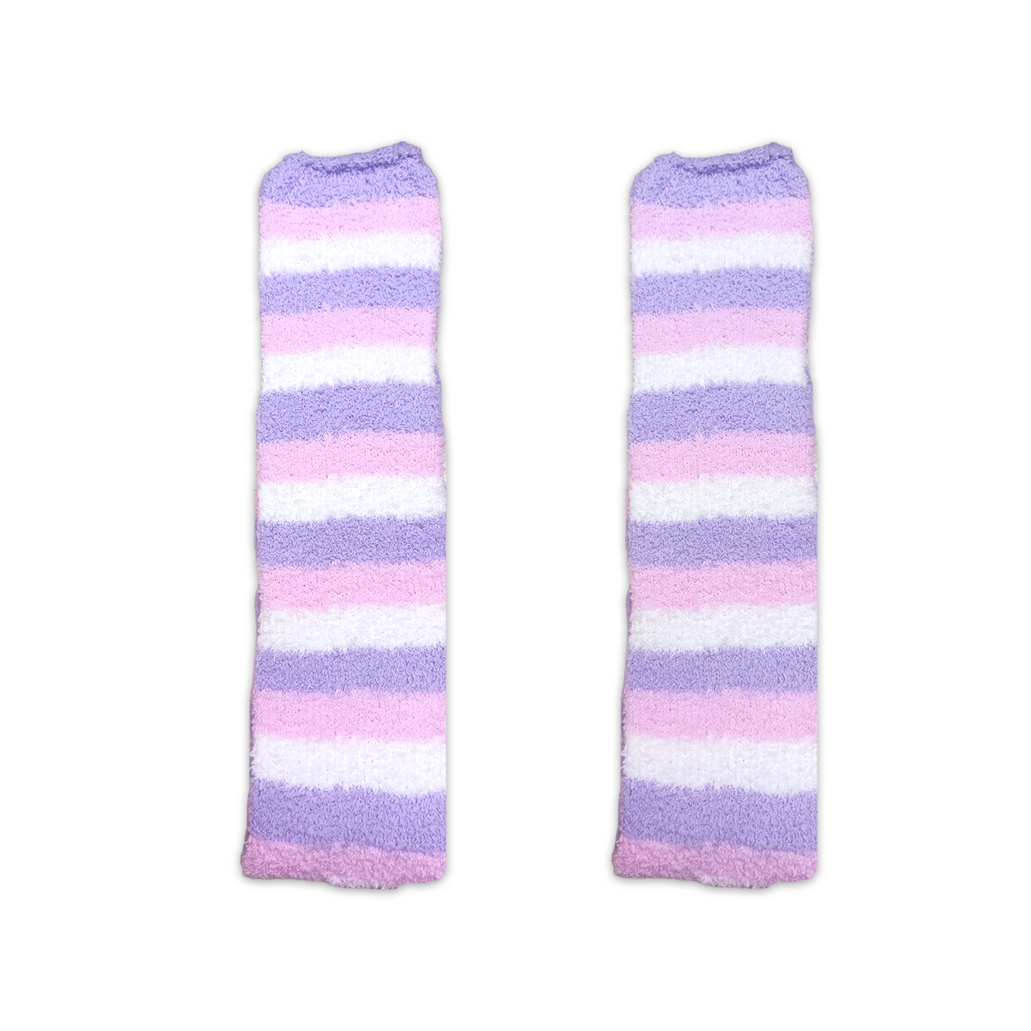 FLEECE SOCKS-Ice Cream Purple