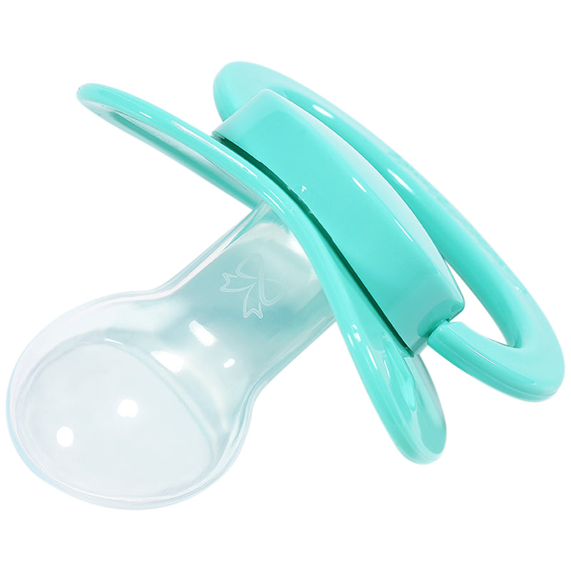 1pc Adult Pacifier Green + 1 Extra Clear Nipple