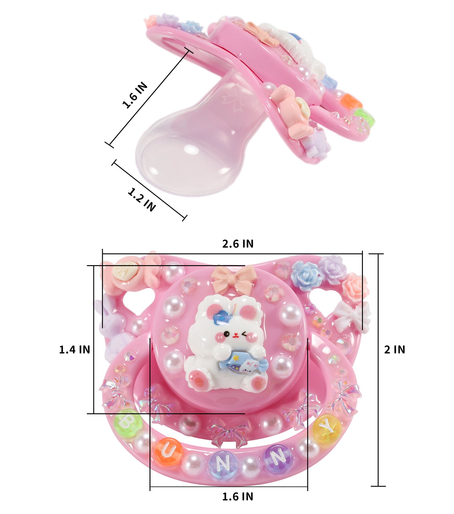 Candy Rabbit Pacifier