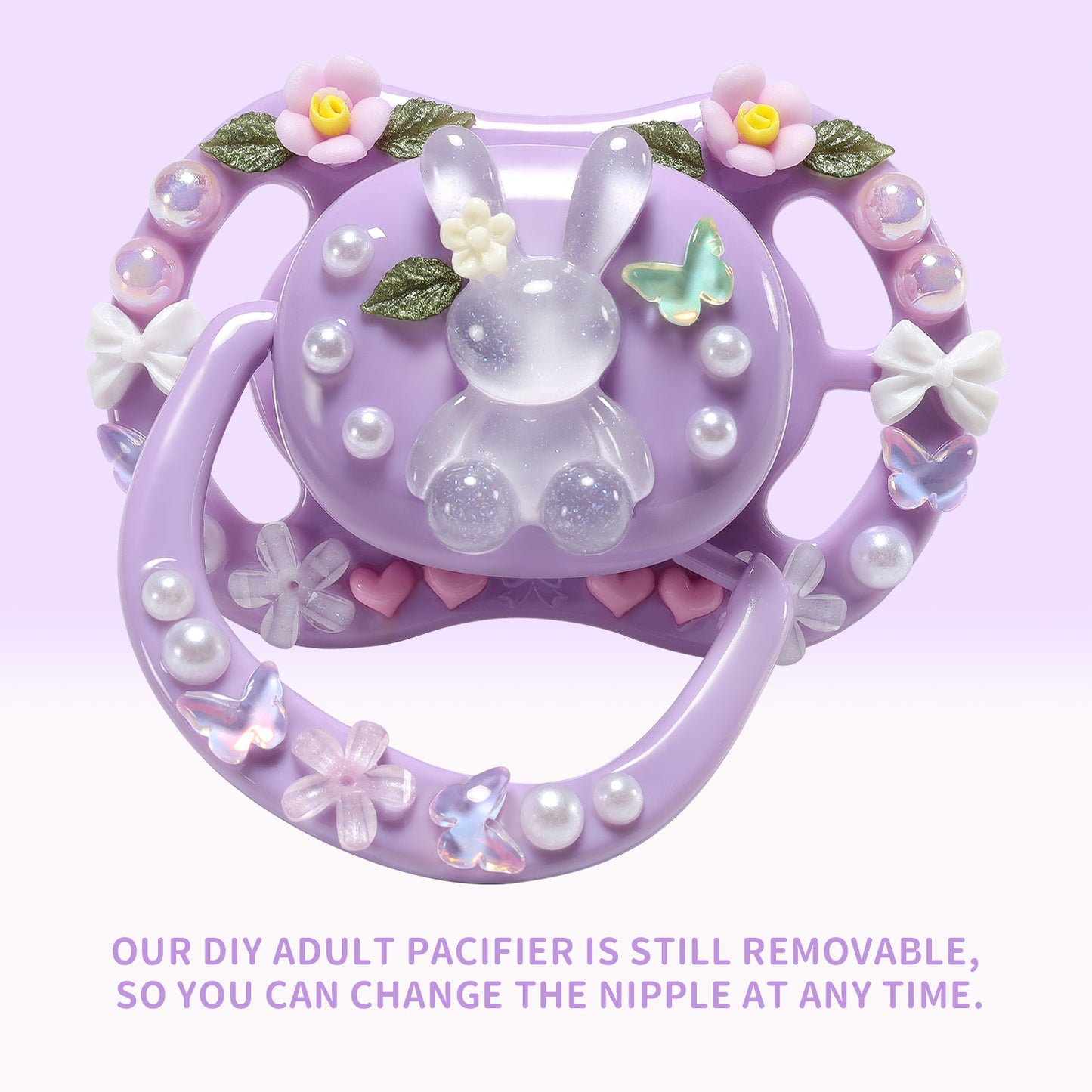 Crystal Bunny Pacifier