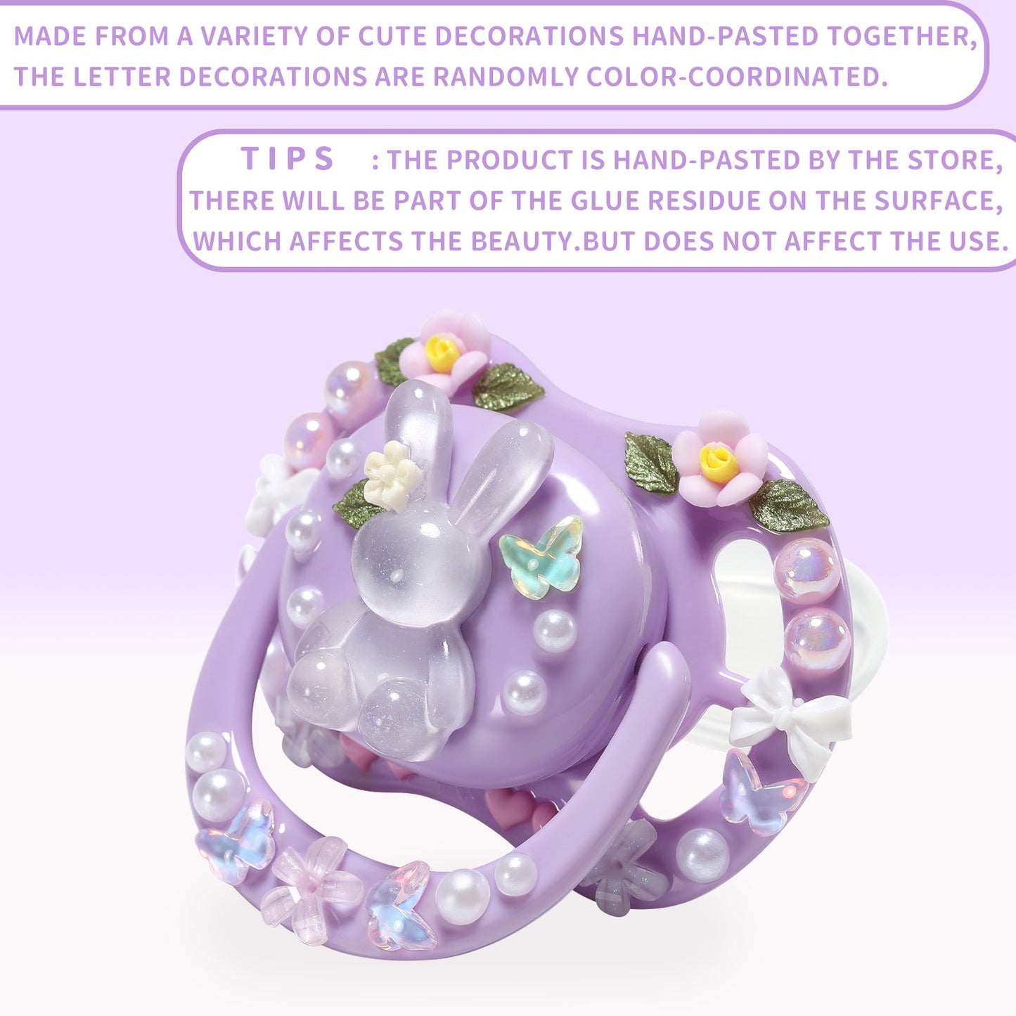 Crystal Bunny Pacifier