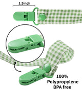 Animal Paradise Pacifier Clip - Green