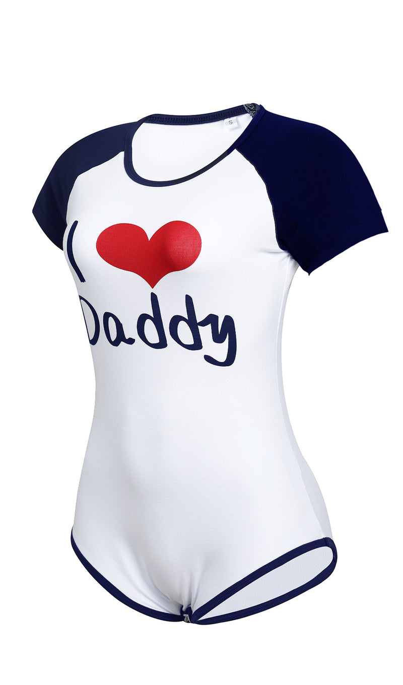 "I LOVE DADDY" Onesie - NAVY BLUE