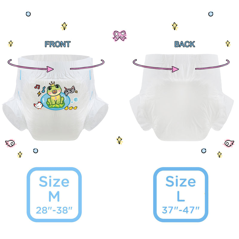 Musician Frog-Adult Diaper-3pcs