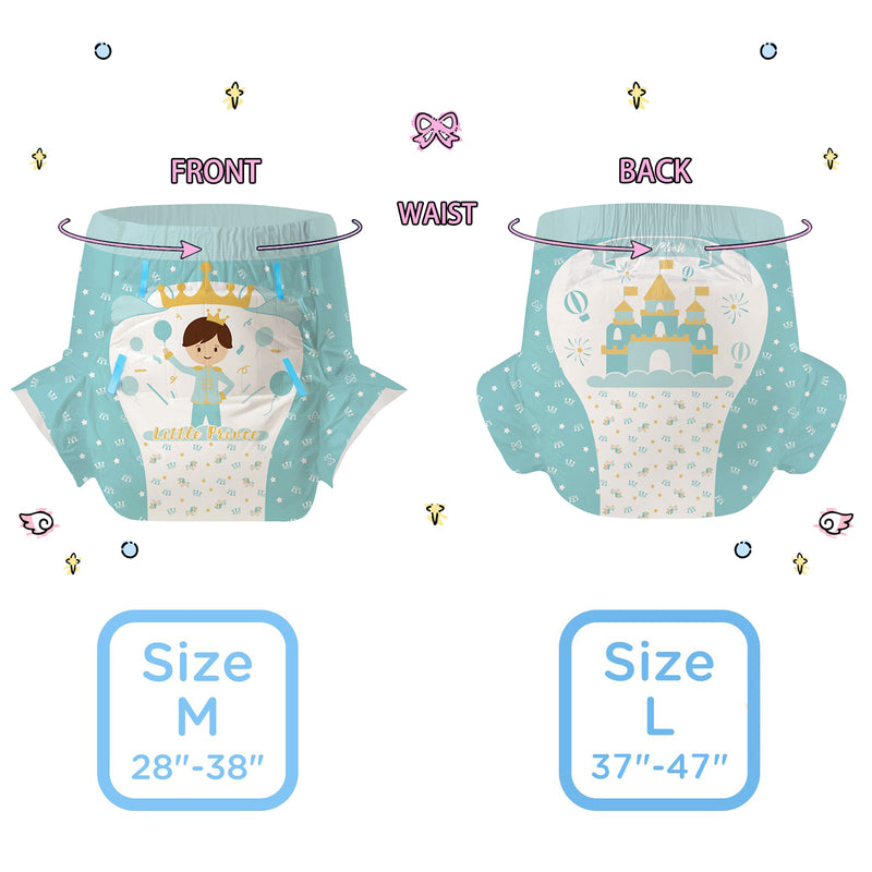 Little Prince Adult Diaper - 2pcs