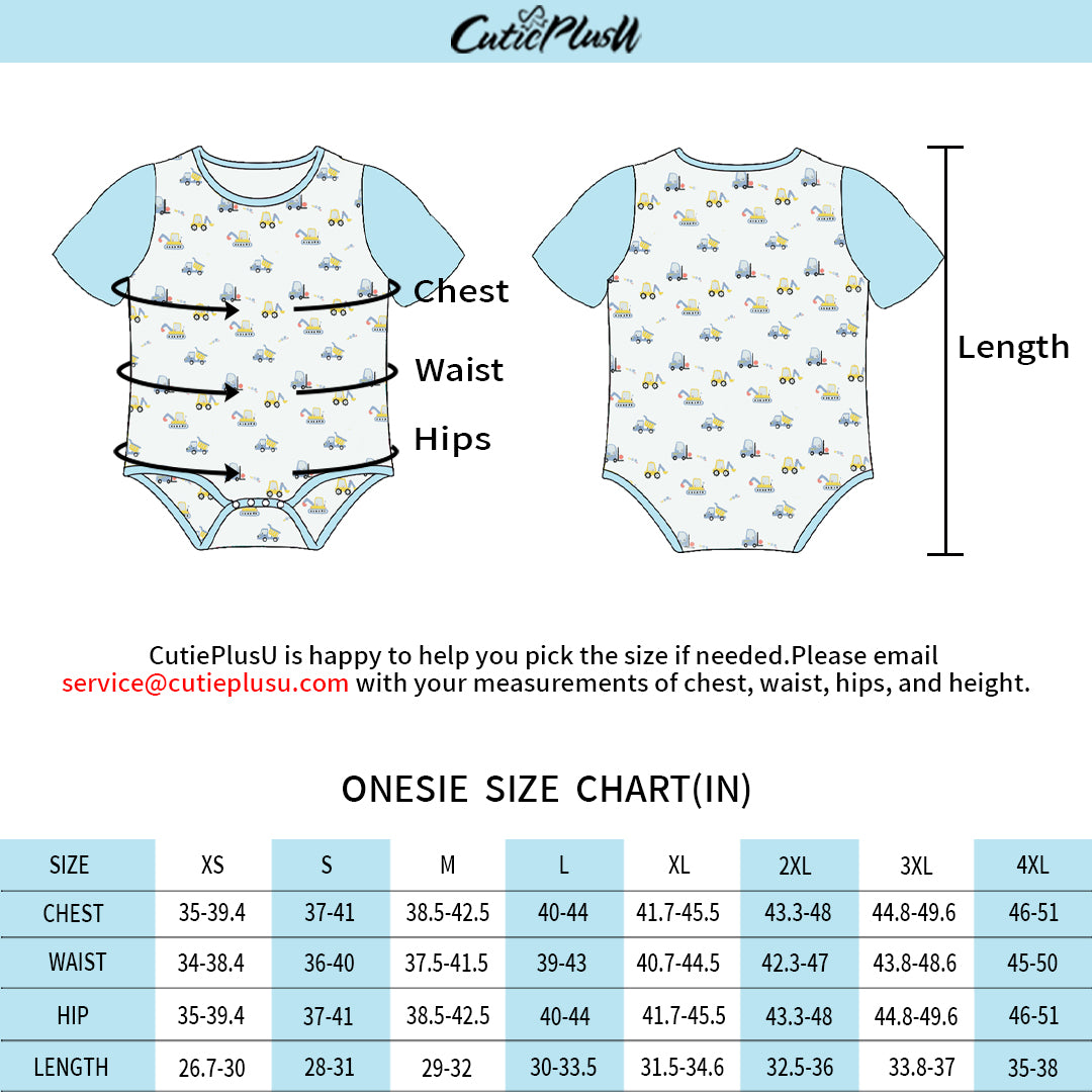 Busy Excavator Onesie for Men