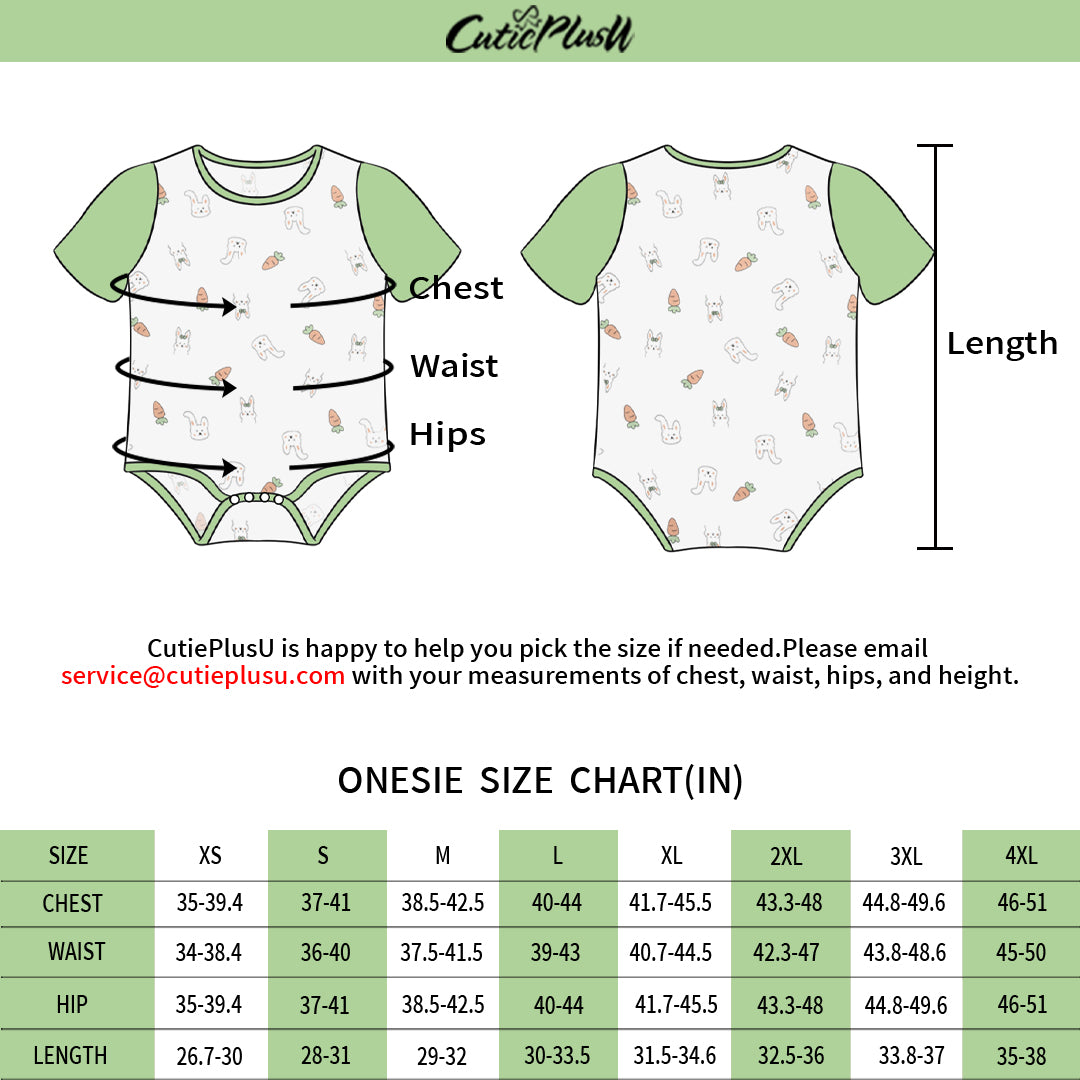 Rabbits love carrots Onesie for men