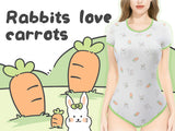 Rabbits love carrots Onesie