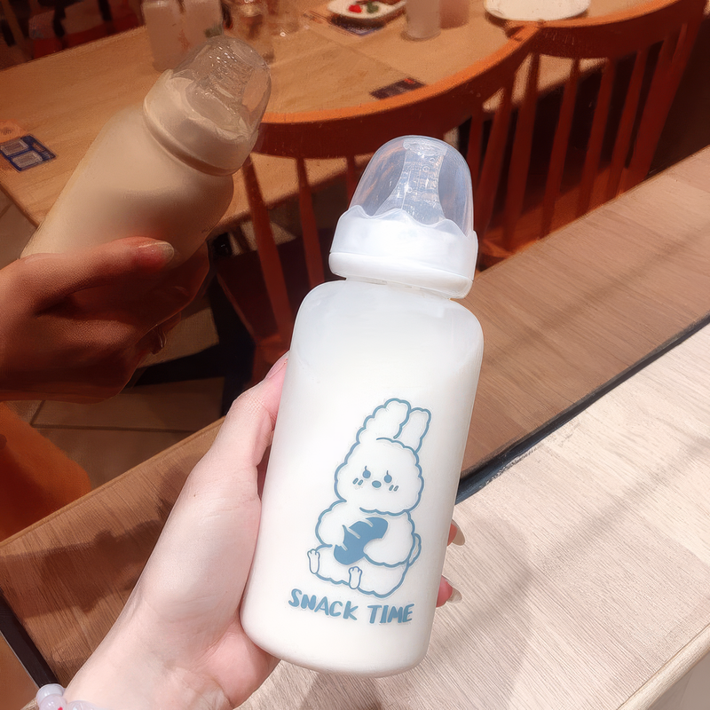 Adult Baby Bottle - Rabbit's snack time