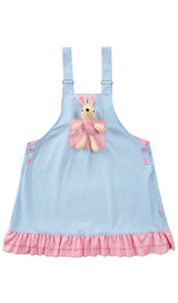 Bunny Baby Overall Dress - Blue