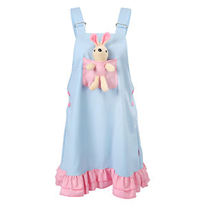 Bunny Baby Overall Dress - Blue