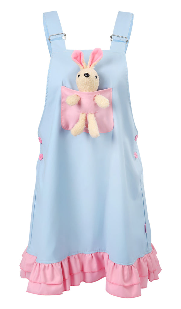 Bunny Baby Overall Dress - Blue