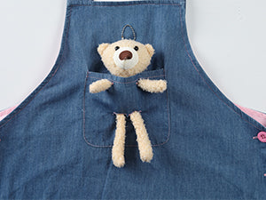 Bear baby overall dress-Mazarine