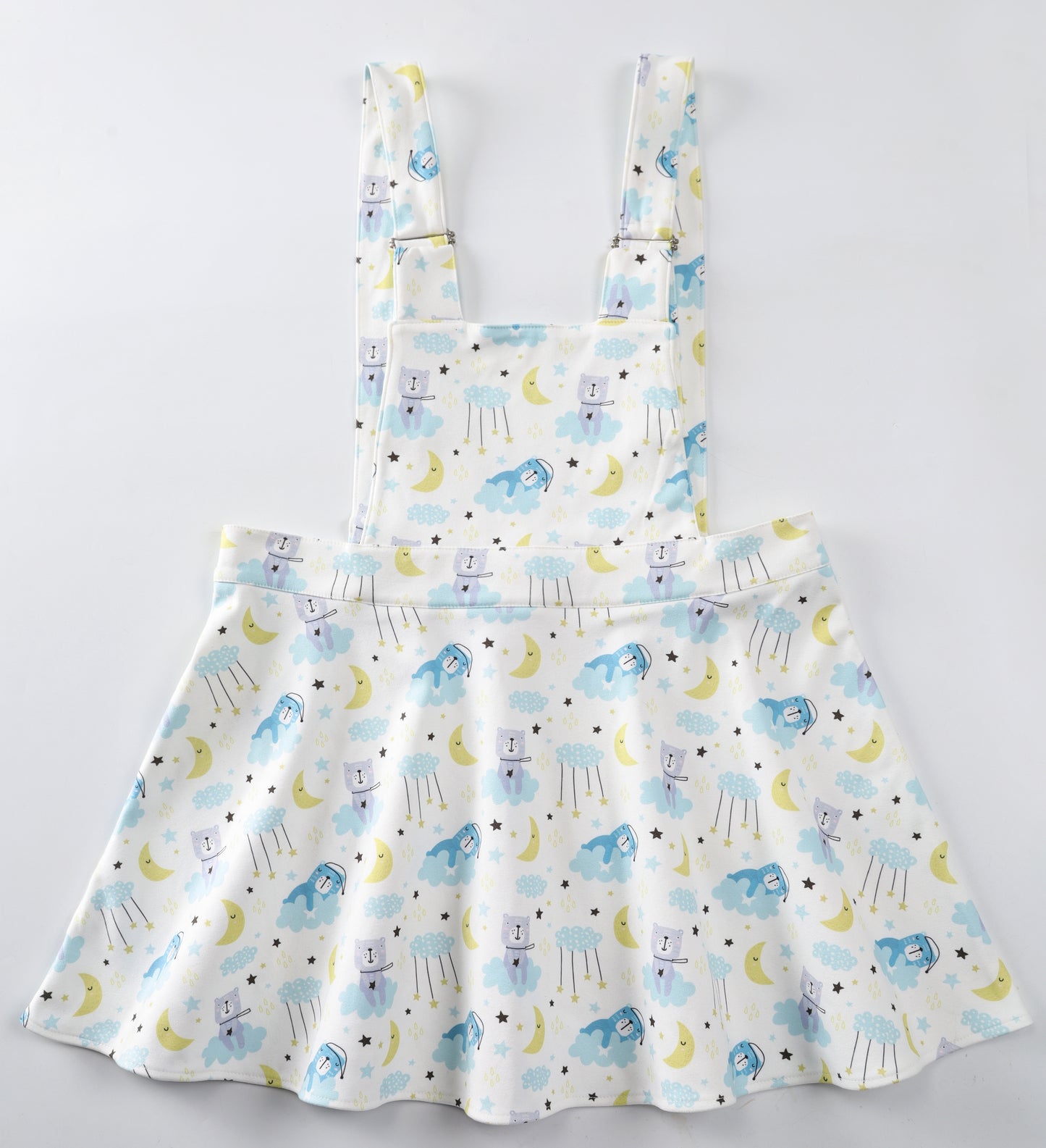 Sweet Bear Overall- White