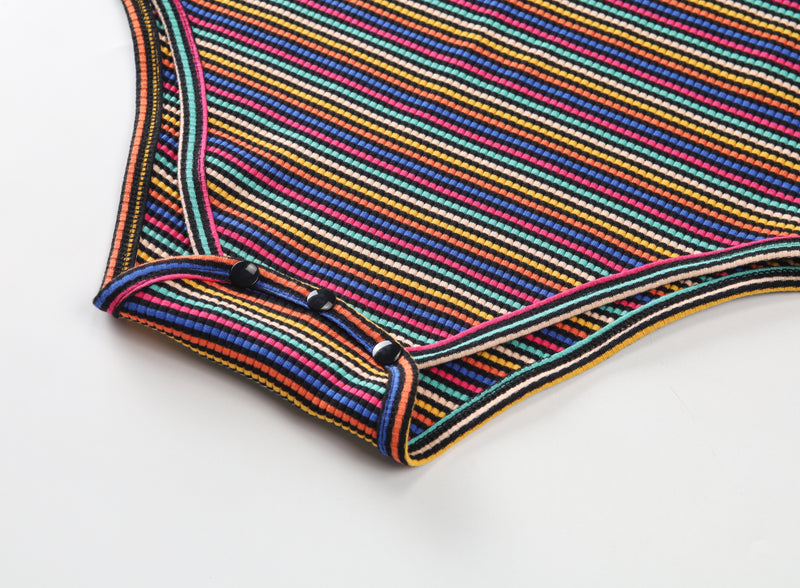 Cute Slip Onesie - Rainbow