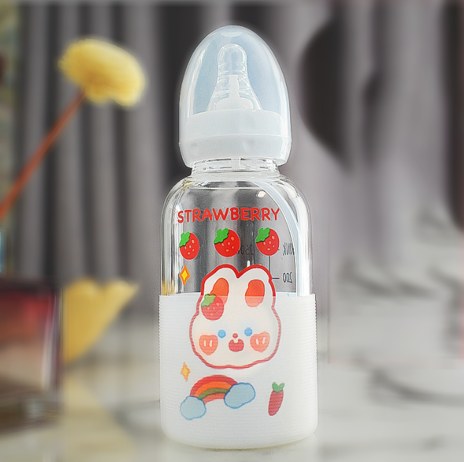 Adult Baby Bottle - Rainbow Rabbit