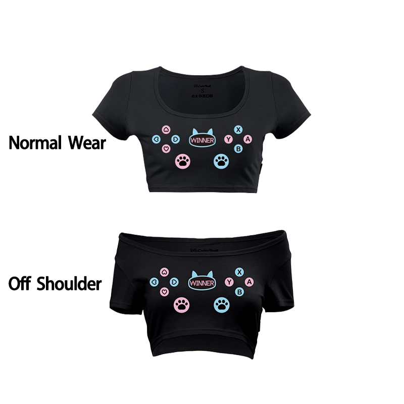 Gamer Girl Crop Top