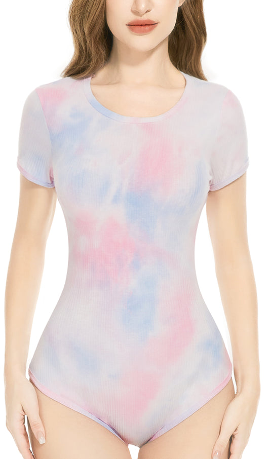 Tie-dyed Series Onesie-Pink