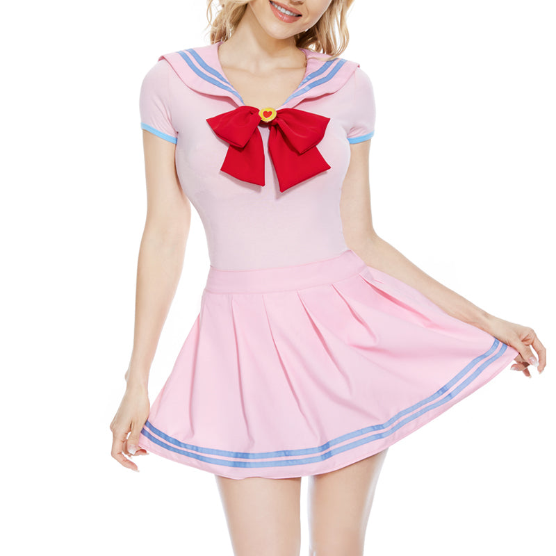 Magical Sailor Skirt Set-Pink