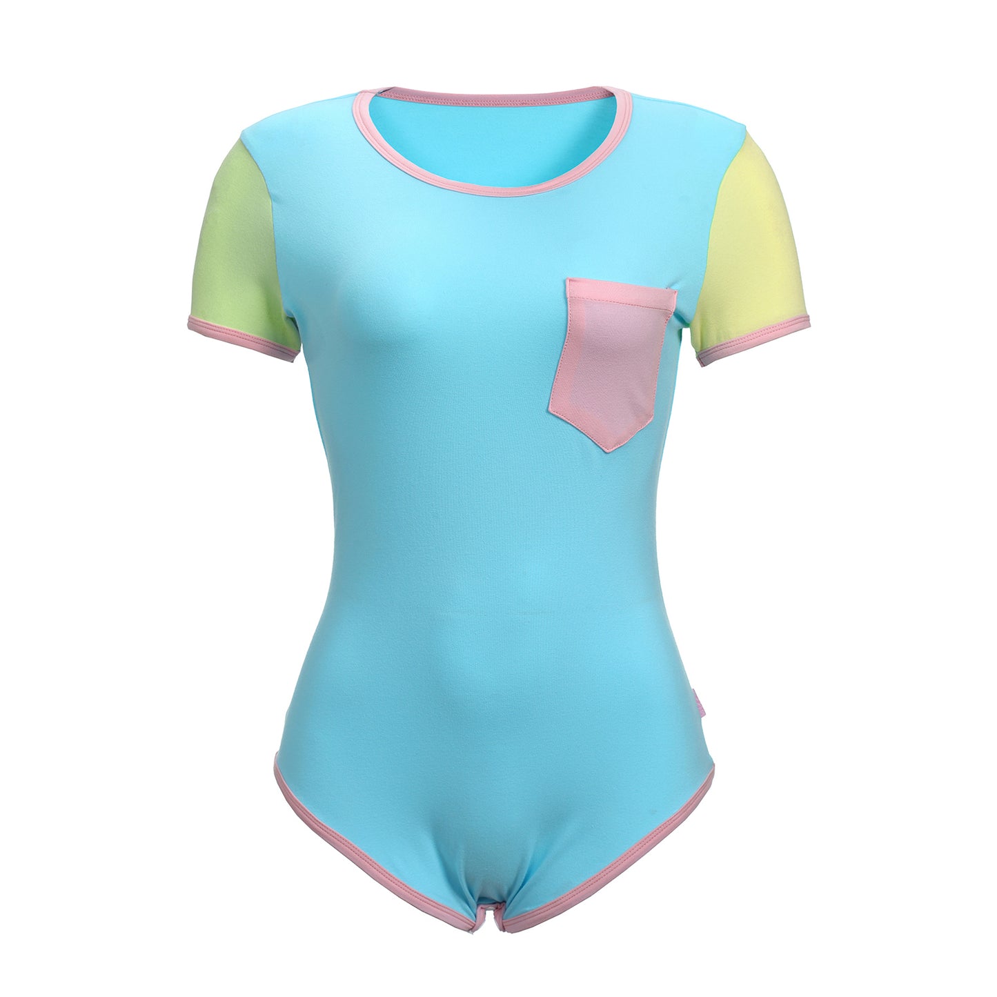 Macaron Series Onesie-Blue