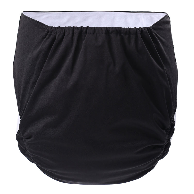 Adult Cloth Diaper Washable-BLACK