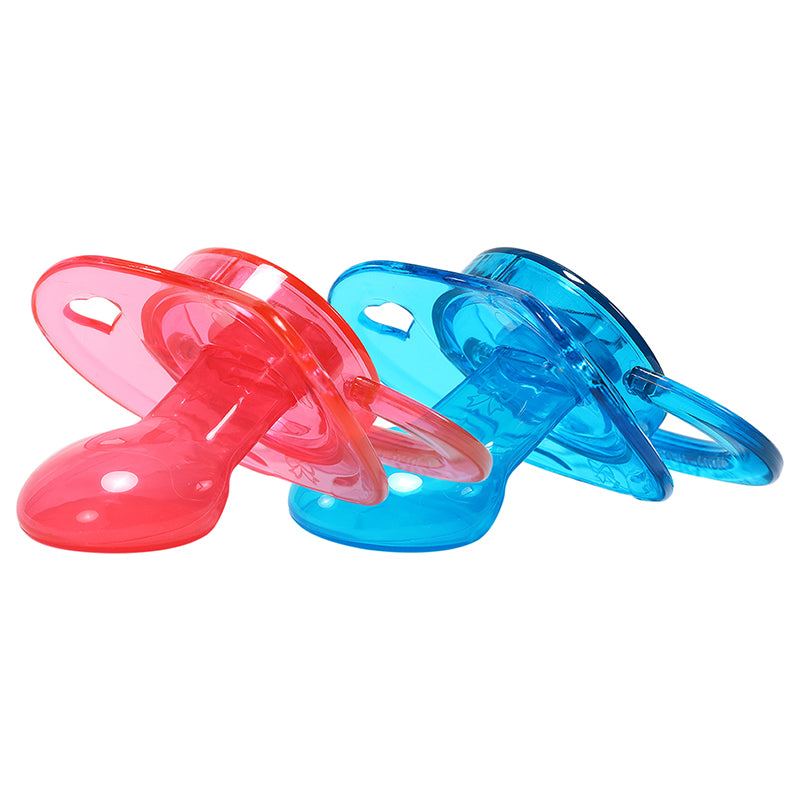 Adult-Crystal Pacifiers Set Big Shield 2 Pack-Pink, Blue – CutiePlusU