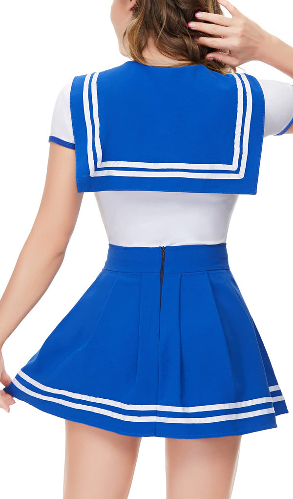 Magical Sailor Skirt Set-Blue